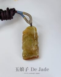 487404051_1240481884289848_4432982354695489366_n 黄翡关公吊坠 Yellow Jadeite Guan Gong Pendant
