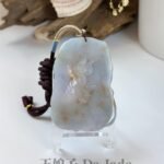 洒红翡紫龙吊坠 Purple Jadeite Dragon Pendant