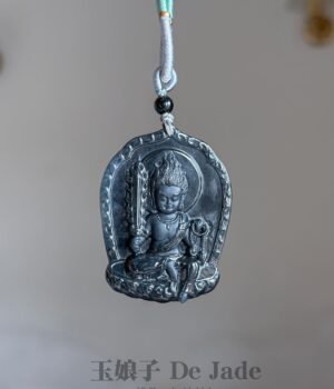 487499907_1241596597511710_1836371135188078435_n 冰乌鸡虚空藏菩萨吊坠 Icy Black Akasagarbha Bodhisattva Pendant