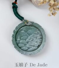 487510162_1240590020945701_3737585813876772001_n 冰晴低山水福镯套装 Icy Blue Jadeite Landscape Bangle Set