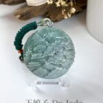 487782621_1240589887612381_8919900840471703400_n 冰晴低山水福镯套装 Icy Blue Jadeite Landscape Bangle Set
