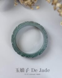 487859860_1240589897612380_1658002893480520974_n 冰晴低山水福镯套装 Icy Blue Jadeite Landscape Bangle Set