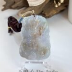 洒红翡紫龙吊坠 Purple Jadeite Dragon Pendant