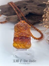 WhatsApp Image 2025-09-10 at 4.32.49 PM (1) 琥珀龙牌吊坠 Amber Dragon Pendant