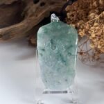 WhatsApp Image 2025-09-10 at 4.32.50 PM (1) 冰飘蓝花龙吊坠 Icy Blue-Flower Dragon Jadeite Pendant
