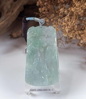 冰件上山虎吊坠 Icy Tiger Pendant