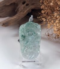 WhatsApp Image 2025-09-10 at 4.32.50 PM 冰飘蓝花龙吊坠 Icy Blue-Flower Dragon Jadeite Pendant