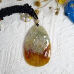 红翡山水吊坠 Red Jadeite Landscape Pendant