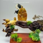 红翡山水吊坠 Red Jadeite Landscape Pendant