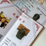 冰乌鸡大日如来吊坠 Icy Black Jadeite Vairocana Buddha Pendant