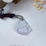 紫笑佛吊坠 Purple Jadeite Laughing Buddha Pendant