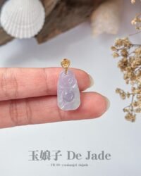 18K站式笑佛吊坠 Spring-Color Standing Laughing Buddha Pendant