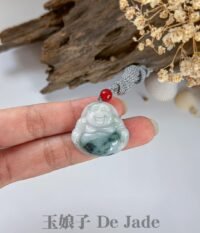 488449969_1242596980745005_3779017531710265752_n 飘蓝花笑佛 Laughing Buddha Pendant