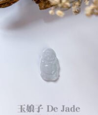 紫站式笑佛吊坠 Purple Standing Laughing Buddha Pendant