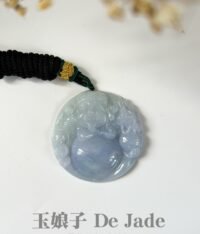 春彩财神爷吊坠 Spring Color Jadeite God of Wealth Pendant