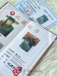 冰乌鸡山水吊坠 Ice Black Jadeite Landscape Pendant