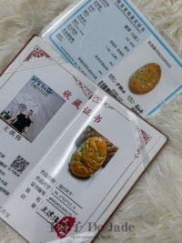 黄翡龙牌吊坠 Yellow Jadeite Dragon Pendant