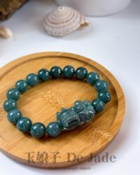 487122277_1239478557723514_4255108422063968974_n2 蓝水貔貅手串 Blue Jadeite PiXiu Bracelet