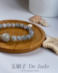 487171470_1238413634496673_1092619517043334974_n 冰乌鸡翡翠手串 Icy Black Jadeite Bracelet