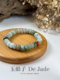 多宝算盘珠手串 Multicolor Abacus Bead Bracelet