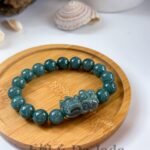 蓝水貔貅手串 Blue Jadeite PiXiu Bracelet