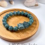 蓝水貔貅手串 Blue Jadeite PiXiu Bracelet