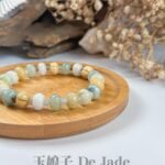 多宝南瓜手串 Multi-Colored Jade Pumpkin Bead Bracelet