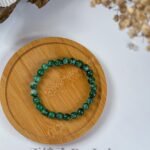 飘绿花翡翠手串 Floating Green Jadeite Bracelet