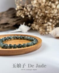 487482245_1241753357496034_5349093303616297184_n 冰飘蓝花翡翠手串 Ice Blue Floral Jadeite Bracelet