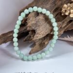 冰晴底翡翠手串 Ice Green Jadeite Bracelet