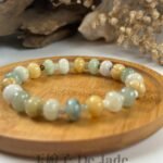 多宝南瓜手串 Multi-Colored Jade Pumpkin Bead Bracelet