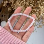 粉紫翡翠算盘珠手串 Pink Jadeite Abacus Bead Bracelet