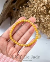 黄翡手串 Yellow Jadeite Bracelet