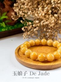 488051063_1244334010571302_3448853524904071115_n 黄翡手串 Yellow Jadeite Bracelet