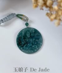488221827_1242739057397464_8544307129304941956_n 冰蓝水御龙观音吊坠 Dragon Guanyin Pendant