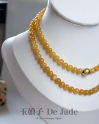 488253974_1241753420829361_5193108325215437587_n 黄翡长串 Yellow Jadeite Necklace