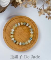 多宝南瓜手串 Multi-Colored Jade Pumpkin Bead Bracelet