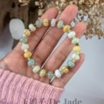 多宝南瓜手串 Multi-Colored Jade Pumpkin Bead Bracelet