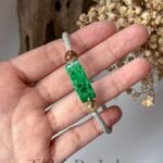 489293631_1246587397012630_1018600182923463536_n 花青翡翠手牌 Flower-Green Jadeite Bracelet