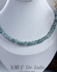 489909760_1247591740245529_3776082602300671342_n (1) 飘蓝花翡翠长串 Blue Floral Jadeite Necklace