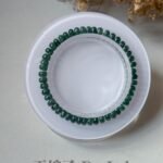 蓝水算盘珠手串 Blue Water Jadeite Abacus Bead Bracelet