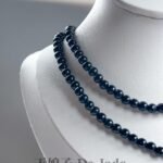 墨翠长串 Black Jadeite Necklace