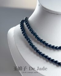 墨翠长串 Black Jadeite Necklace