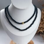 墨翠长串 Black Jadeite Necklace