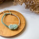 苹果绿貔貅翡翠手绳 Apple Green Jadeite Pixiu Bracelet