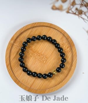 墨翠手串 Black Jadeite Bracelet