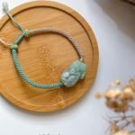 苹果绿貔貅翡翠手绳 Apple Green Jadeite Pixiu Bracelet