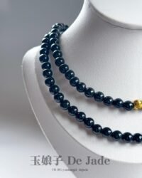 491966080_1254985886172781_8813257128061424747_n 墨翠长串 Black Jadeite Necklace
