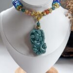 蓝水貔貅吊坠 Blue Water Jadeite Pixiu Pendant