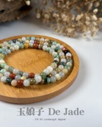 多宝翡翠长串 Multicolor Jadeite Necklace